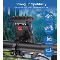 Bike phone hoidja Choetech H067 must