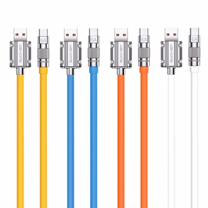 WEKOME WDC-186 Wingle Series USB-A–USB-C laadimis- ja andmekaabel, 1 m, valge