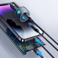 Autolaadija Joyroom "JR-CCN01" Must 60W (PD20W / USB-C) koos LED light