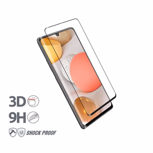 Crong 3D Armor Glass Full Glue 9H karastatud ekraanikaitseklaas seadmele Samsung Galaxy A42 5G