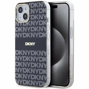 DKNY IML Mono & Stripe MagSafe Ümbris jaoks iPhone 15 Plus / 14 Plus - Must
