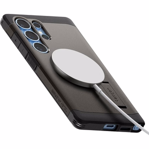 SPIGEN ümbris TOUGH ARMOR compatible with MagSafe jaoks SAMSUNG S25 Ultra gunmetal