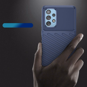 Thunder Case гибкий бронированный чехол для Samsung Galaxy A73 синий