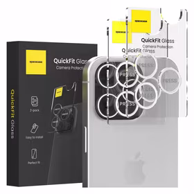 Spacecase Kaamera klaas QuickFit Camera iPhone 16 Pro/16 Pro Max valge titaan