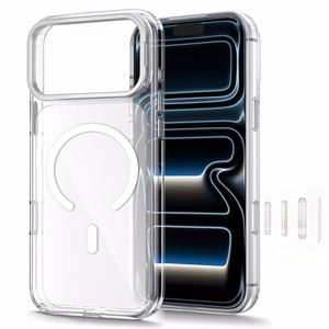 Tech-Protect MagStand MagSafe CC ümbris mudelitele iPhone 18 Pro / 17 Pro, läbipaistev