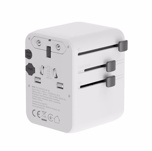Gembird TPA-2A3C70-01-W universaalne reisiadapter, 70 W, valge