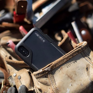 Griffin Survivor Endurance ümbris seadmele iPhone XS Max, läbipaistev ja hall
