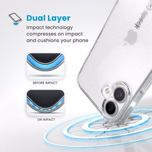 Läbipaistev Speck GemShell ümbris iPhone 16 Plusile