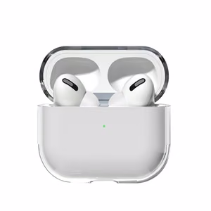 AirPods 2 / AirPods 1 jäik, tugev, läbipaistev kõrvaklappide ümbris (ümbris A)
