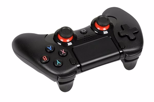 iBox IGP4 mängukontroller must Bluetooth Gamepad analoog / digitaal Android, PC, PlayStation 4, iOS