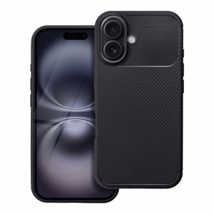 Ümbris jaoks iPhone 16 Carbon Premium must