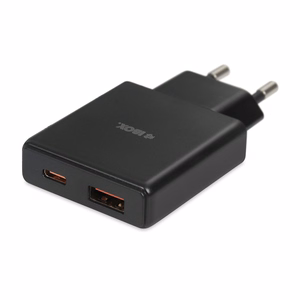 iBOX C-43 Slim GaN PD30W seinaäärne laadija, must