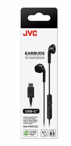 JVC HA-FR17UC USB Type-C juhtmega kõrvaklapid must