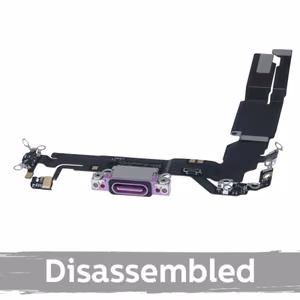 Charging Port Compatible With iPhone 16 / Pink / (100% original / disassembled)