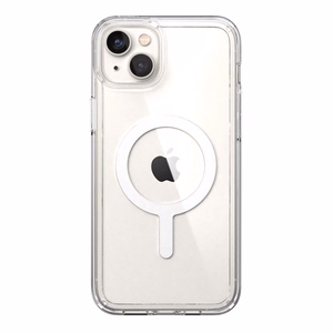 Speck Gemshell + MagSafe ümbris seadmele iPhone 15 Plus / 14 Plus, Microban mikroobivastase kaitsega, läbipaistev