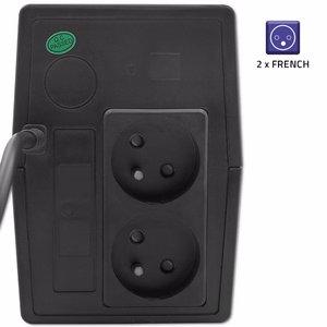 Qoltec 53774 katkematu toiteallikas (UPS) Line-Interactive 1 kVA 600 W 1 AC pistikupesa