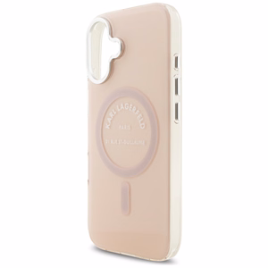Karl Lagerfeld IML Karl RSG Logo MagSafe Ümbris jaoks iPhone 17 - Roosa