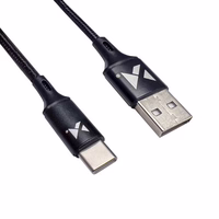 USB Kaabel Wozinsky "WUC-C1B" Must "Type-C" 100cm