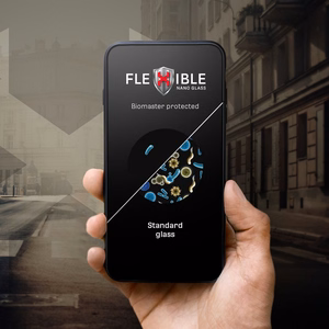 Hübriidklaas mudelile iPhone 15 PRO Forcell Flexible Nano Glass