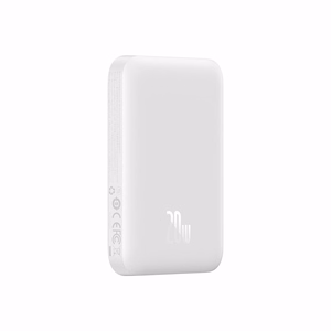 Baseus Magnetic Mini Air PPCXM06A 6000mAh 20W energiapank koos Simple seeria USB-C kaabliga - valge