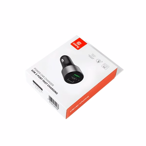 Crong Power 63 W autolaadija USB-C PD 45 W ja USB-A QC 3.0 18 W portidega, must