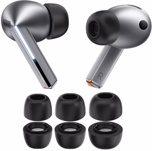 Tech-Protect Ear Tips jaoks Samsung Galaxy Buds 3 Pro in sizes S / M / L - must (3 pcs.)