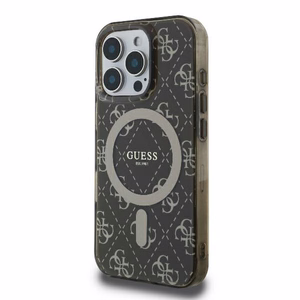 Guess IML 4G Background MagSafe iPhone 16 Pro Ümbris - Brown