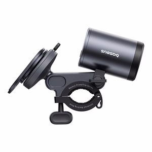 Baseus PrimeTrip 2-in-1 jalgratta kinnitus, telefonitugi + taskulamp (must)