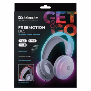 DEFENDER BLUETOOTH kõrvaklapid FREEMOTION B651
