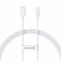 Baseus cable Superior USB - USB-C 1,0m moon valge 100W P10320102214-01