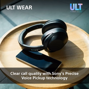Sony ULT WEAR – juhtmevabad Bluetooth-kõrvaklapid ULT POWER SOUND, sügava bassi, mürasummutuse ja kuni 30 h akuga