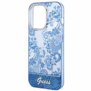 Guess GUHCP14XHGPLHB iPhone 14 Pro Max 6.7" sinine/sinine hardcase Porcelain Collection
