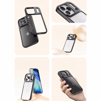 Rock Guard Lens Protection Series Ümbris for Iphone 17 läbipaistev-must