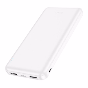 Powerbank Hoco 10000 mAh 2,1A J100 valge