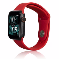 Beline Rihm Apple Watch Silicone 38/40/41mm punane