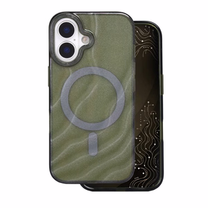 Tecto Shield Desert Mag ümbris mudelile iPhone 16 6,1", tume oliivroheline