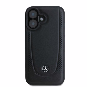 Mercedes Leather Urban iPhone 16 Ümbris - must