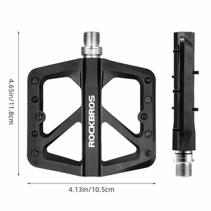 Rockbros M906 nailonist jalgrattapedaalid – mustad