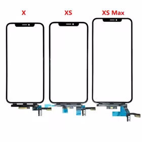 Touch Screen Digitizer Ühildub "Pro+" Apple iPhone Xs Max / glass + OCA / Set (LONG FLEX)