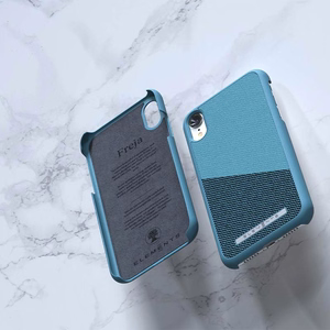 Nordic Elements Saeson Freja ümbris seadmele iPhone XR, petroolisinine