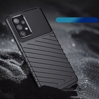 Thunder Case paindlik soomustatud kate Samsung Galaxy A73 musta värvi