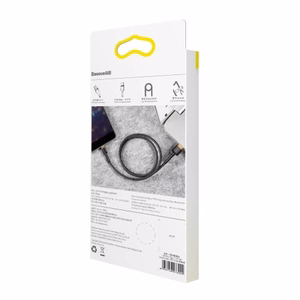 USB Kaabel Baseus Cafule must / kuldne Lightning 100cm