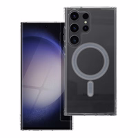 CLEAR MAG ÜMBRIS compatible with MagSafe jaoks SAMSUNG S23 Ultra läbipaistev