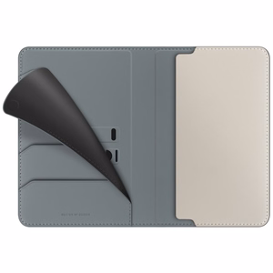 Uniq Belmont RFID Blocking Passport Ümbris - roheline/Ivory