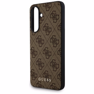 Guess 4G Metal Kuldne Logo Ümbris jaoks Samsung Galaxy A36 - Brown