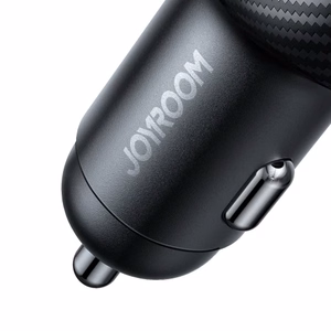 Joyroom JR-CCD03 3.4A автомобильное зарядное устройство с дисплеем 3x USB-A - чёрный