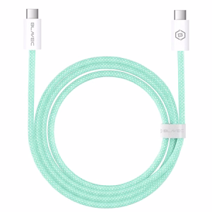 Blavec Кабель Candy плетёный - Type C to Type C - PD 60W 3A 3 метра Apple CarPlay/Android Auto (CCA-CC3GN30) зелёный