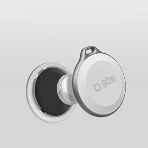 SBS Track My Circle veekindel IP65 lokaator, ühildub Apple Find My rakendusega - valge