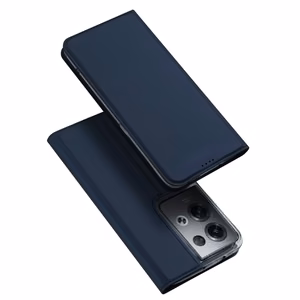 Dux Ducis Skin Pro ümbris Oppo Reno 8 Pro flip cover kaardi rahakoti stend sinine