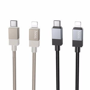 Kaabel USB C to Lightning Hoco PD 27W 1 m X110 kuldne